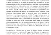 les genres de discours analysés par Les l’inguistes, Les littéraires et Les dédactitiens