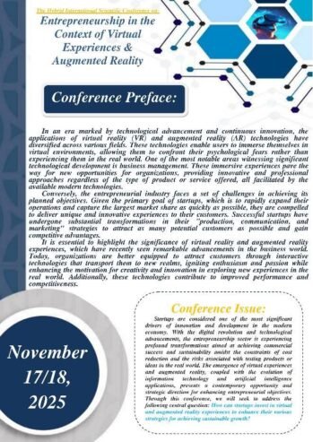Entreneurship in the context of the virtuel experiences and Augmentedd reality